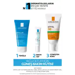 روتین مراقبت از آفتاب La Roche Posay برای پوست های چرب