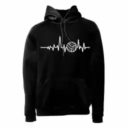 هودی ورزشی والیبال فشن لاین VLYBL 07 | مشکی/سفید