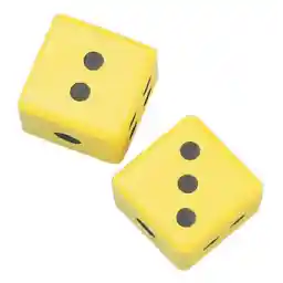 تاس فوم روکش دار 3 اینچی Champion Sports، زرد