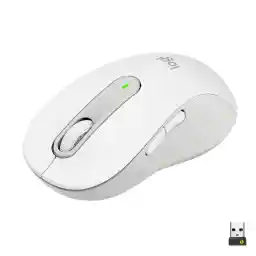 Logitech Signature M650 L Full-Size Draadloze Muis – Voor grote handen, 2 jaar batterijduur, stil klikken, aanpasbare zijknoppen, Bluetooth, voor pc/Mac/meerdere apparaten/Chromebook - Wit Logitech Signature M650 L Full-Size Draadloze Muis – Voor grote handen, 2 jaar batterijduur, stil klikken, aanpasbare zijknoppen, Bluetooth, voor pc/Mac/meerdere apparaten/Chromebook - Wit