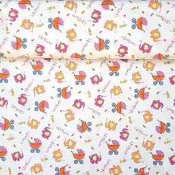 پارچه ملحفه فیلور طرح کالسکه