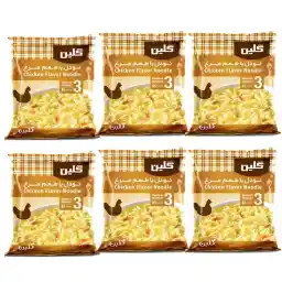 نودل مرغ گلین - 70 گرم بسته 6 عددی