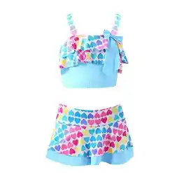 Toddler Baby Girls Swimsuit Two Pieces Bathing Suit Swimsuit Summer Beach Outfits Set