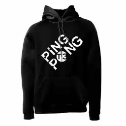 هودی ورزشی پینگ پنگ فشن لاین PngPng 09 | مشکی/سفید