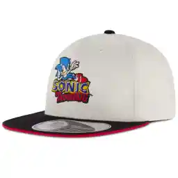 Concept One Men's Sonic The Hedgehog Cap, Embroidered Logo Baseball Hat with Flat Brim, Adjustable
