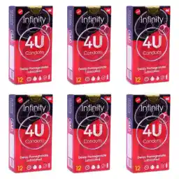 کاندوم فور یو مدل infinity مجموعه 6 عددی
