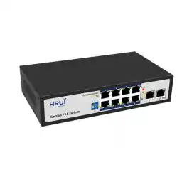 سوئیچ 8پورت POE اچ آر یو آی مدل HR100-AF-82N