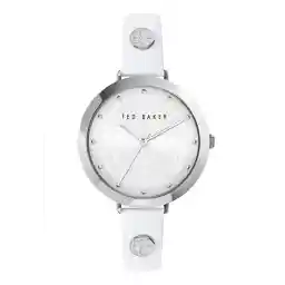 Ted Baker Ammy Magnolia White Leather Strap Watch (Model: BKPAMS2139I)