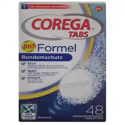 قرص تمیز کننده دندان مصنوعی کورگا مدل Formel بسته 48 عددی