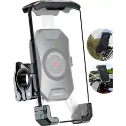 دوچرخه نگهدارنده تلفن iSetchi - دارای لاستیک های دسته دار سریع و جهانی - نگهدارنده تلفن همراه - برای دسته دوچرخه / موتور سیکلت و آینه اسکوتر