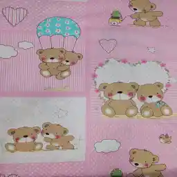 پارچه ملحفه فیلور مدل تدی