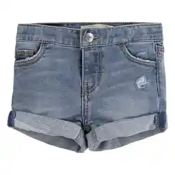 Levi's Baby-Girls Denim Shorty Shorts