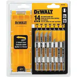 Dewalt Jigsaw Blades Set With Case, T-Shank, 14-Piece (Dw3742C)