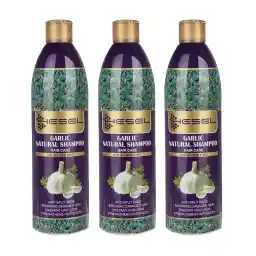 شامپو مو هسل مدل Garlic حجم 400 میلی لیتر مجموعه 3 عددی