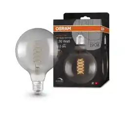 OSRAM Lamps 4058075761254 Vintage 1906 LED lamp, smoke tint, 78W, 360lm, Smoke