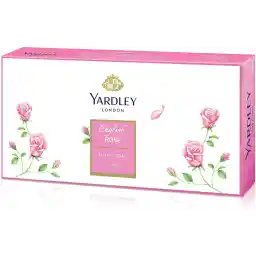 Yardley English Rose Soap Trio - 100g(Pack of 3) Bars | Lasting Freshness, Creamy Lather, Elegant Scent | In Vibrant Orange Color