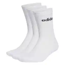 adidas Unisex Adults Linear Crew Cushioned 3 Pairs Socks
