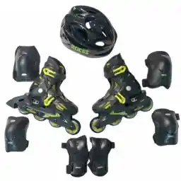 اسکیت کفشی روسز مدل Orlando4 به همراه کلاه و لوازم ایمنی