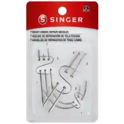 SINGER 01025 Heavy Duty Household Hand Needles, 1 Canvas, 1 Carpet, 1 Leather, 1 Sacks, 1 Sail, 2 Upholstery
