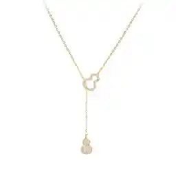 Swarovski Elements Crystal Rose Gold Plated gourd 925 Sterling Silver Necklace Gift Packing J.Rosée Fashion Jewelry