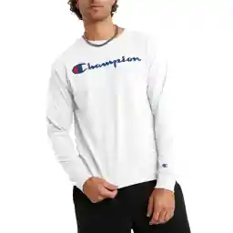 Champion Men's Graphic Classic Jersey LS Tee T-Shirt (pack of 1)