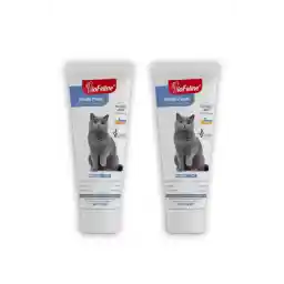 BioFeline İkili Kısırlaştırılmış Kedi Macun Seti | Kısırlaştırılmış Kedi Malt Macunu 100g & 30ml Hediye Macun