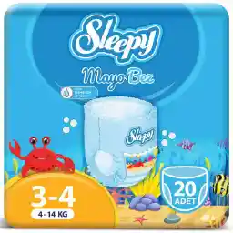 Sleepy 4 Numara Maxi Mayo Külot Bez (1 x 20 Adet)
