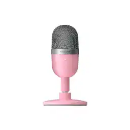 Razer Seiren Mini - USB Ultracompacte condensatormicrofoon (Streamingmicrofoon, Supercardioïde directionele gevoeligheid, Ingebouwde schokdemping) Roze