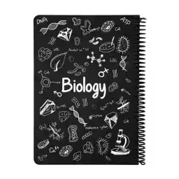 دفتر 100 برگ دات نوت طرح زیست شناسی مدل هارد کد B5