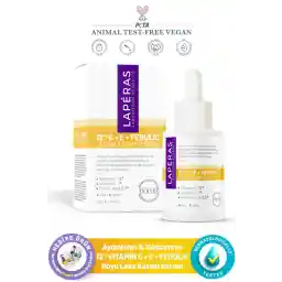 LAPERAS ویتامین C 12% C E Ferulic روشن کننده تون سفت کننده سرم ویتامین C Equalizing پوست