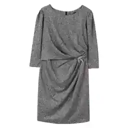 پیراهن نخی میدی زنانه - ویولتا بای مانگو