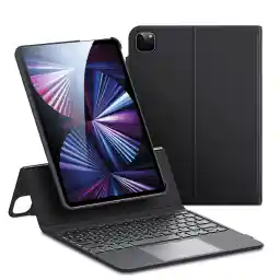 ESR Ascend Keyboard Case for iPad Air 11" (M3/M2, 2025/2024) & iPad Pro 11 (4th/3rd/2nd/1st Gen), iPad Air 5th/4th, Magnetic Detachable, Adjustable Portrait/Landscape Stand, Black