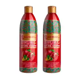 شامپو مو هسل مدل Pomegranate وزن 400 گرم مجموعه 2 عددی