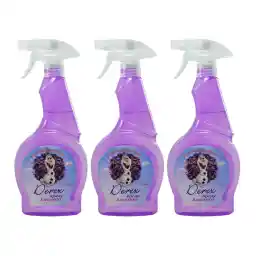 اسپری خوشبو کننده هوا دریکس مدل lavanta حجم 500 میلی لیتر مجموعه 3 عددی