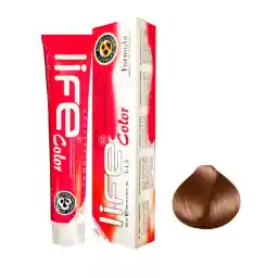 رنگ مو لایف شماره 7.53 حجم 100 میلی لیتر رنگ بلوند کاکائویی متوسط