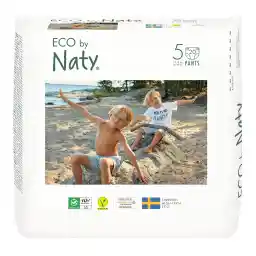 Naty by Nature Babycare Eco Ba Diaper Pants Size 5 (12-18 Kg/26-40 Lbs) 20 Pull on Pants