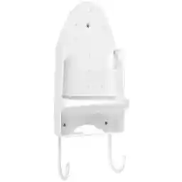 Ironing Board Hanger Wall Mount Iron Hanger Ironing Board Rack Electric Iron Holder Household Bathroom Shelf - for Max 5 inch Width