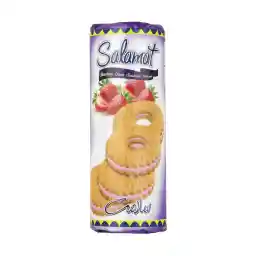 بیسکویت کرمدار توت فرنگی سلامت - 330 گرم
