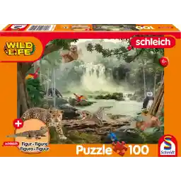 Schmidt Spiele 56467 Wild Life, In het regenwoud, 100 stukjes Kinderpuzzel