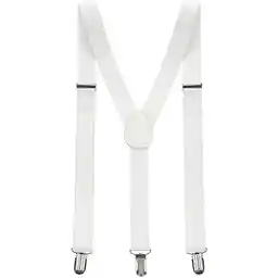 Allegra K Women's Suspenders Metal Clips Adjustable Elastic Band Y Shaped Suspender