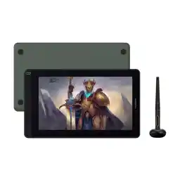 HUION KAMVAS 13 Graphics Drawing Tablet with Full-Laminated Screen Battery-Free Stylus PW517 Tilt 8 Press Keys, 13.3 inch Pen Display for Android, Mac, Linux and Windows PC, Black