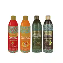 شامپو مو هسل مدل ماهشو حجم 400 میلی لیتر مجموعه 4 عددی