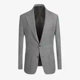 کت تک مردانه کروم مدل لینن دو دکمه 2310205