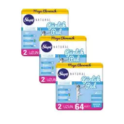 Sleepy Natural Günlük Ped Uzun 64 X 3 Adet 192 Adet