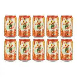 نوشابه گاز دار با طعم پرتقالی میرندا - 330 میلی لیتر بسته 10 عددی