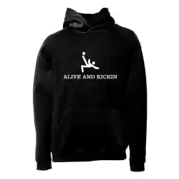 هودی ورزشی فوتبال فشن لاین FTBL98 | مشکی/سفید