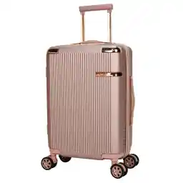 Senator Hard case luggage for Unisex ABS Lightweight 4 Double Wheeled Suitcase with Built-In TSA Type lock A5123 (Checked Luggage 32-Inch, Rose Gold)