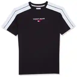 Tommy Jeans mens S/S Knit Tops Hooded Sweatshirt