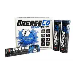 Red & Tacky Grease Tube Lithium Complex NLGI 2 EP (10 Cartridges) | High Temp Wheel Bearing Lube | Tractor Automotive Axle 5th Wheel CV Joint Trailer Ball Hitch | Case of Grease Gun Tubes | HeavyDuty