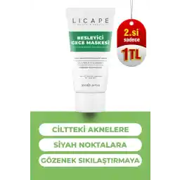 ماسک شب مغذی لیکاپ (عصاره درخت چای) 50 میلی لیتر